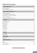 Preview for 2 page of Salora 20LED1600 User Manual