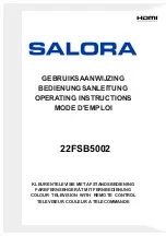 Preview for 1 page of Salora 22FSB5002 Operating Instructions Manual