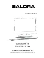 Salora 22LED2005TD User Manual предпросмотр