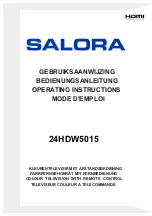 Salora 24HDW5015 Operating Instructions Manual preview