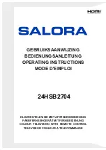 Salora 24HSB2704 Operating Instructions Manual preview