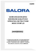 Предварительный просмотр 1 страницы Salora 24HSB5002 Operating Instructions Manual