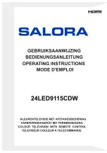 Preview for 1 page of Salora 24LED9115CDW Operating Instructions Manual