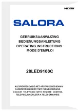 Preview for 1 page of Salora 28LED9100C Operating Instructions Manual