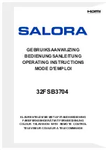 Preview for 1 page of Salora 32FSB3704 Operating Instructions Manual