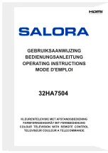 Salora 32HA7504 Operating Instructions Manual предпросмотр