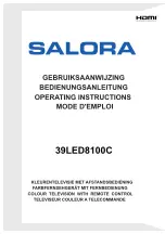 Salora 39LED8100C Operating Instructions Manual preview