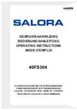 Salora 40FS304 Manual preview