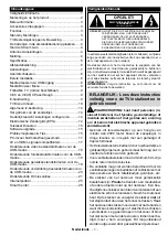 Предварительный просмотр 2 страницы Salora 43FSW5012 Operating Instructions Manual