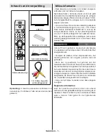 Предварительный просмотр 6 страницы Salora 46LED7110CW Operating Instructions Manual