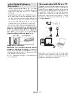 Preview for 44 page of Salora 46LED7110CW Operating Instructions Manual