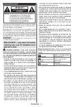 Preview for 3 page of Salora 55UHS3500 Operating Instructions Manual