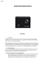 Salora ACP550 User Manual preview