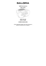 Salora CR 612 Instruction Manual preview