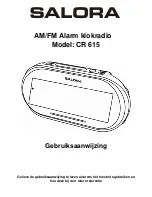 Salora CR 615 Instruction Manual preview