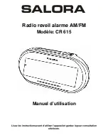 Предварительный просмотр 5 страницы Salora CR 615 Instruction Manual