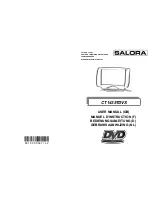 Preview for 1 page of Salora CT1435TDVX User Manual