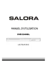 Предварительный просмотр 22 страницы Salora DVD324HBL Instruction Manual