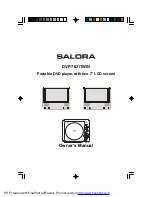 Salora DVP-7021TWIN Owner'S Manual preview