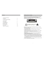 Preview for 2 page of Salora DVP7008 User Manual