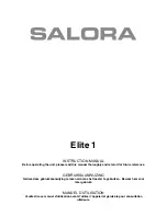 Preview for 1 page of Salora ELITE 1 Instruction Manual