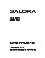 Предварительный просмотр 59 страницы Salora HDD-2510 Instruction Manual