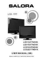 Salora LCD1521TNDVX User Manual preview