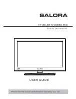 Salora LED1938DVX User Manual preview