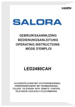 Salora LED2480CAH Operating Instructions Manual предпросмотр