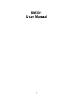 Preview for 1 page of Salora SM301 User Manual