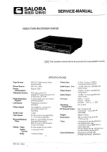 Salora SV8720 Service Manual preview