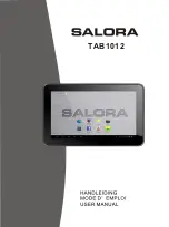 Salora TAB1012 User Manual preview