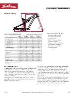 Preview for 2 page of SALSA BUCKSAW Framesheet