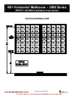 Preview for 2 page of Salsbury Industries 3600 Series Installation Instructions