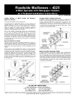 Предварительный просмотр 2 страницы Salsbury Industries 4325 Installation Instructions