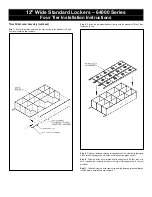 Предварительный просмотр 3 страницы Salsbury Industries 64000 Series Installation Instructions