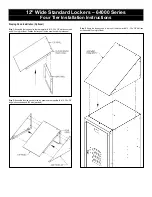 Предварительный просмотр 4 страницы Salsbury Industries 64000 Series Installation Instructions