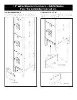 Предварительный просмотр 5 страницы Salsbury Industries 64000 Series Installation Instructions