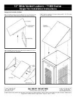 Предварительный просмотр 4 страницы Salsbury Industries 71000 Series Installation Instructions