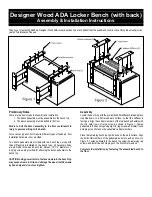 Предварительный просмотр 2 страницы Salsbury Industries Designer Wood 77781D-ADA Series Assembly/Installation Instructions