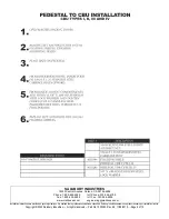 Предварительный просмотр 10 страницы Salsbury Industries Regency 3304R Installation Instructions Manual