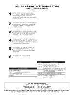 Preview for 8 page of Salsbury Industries Regency 3308R Installation Instructions Manual