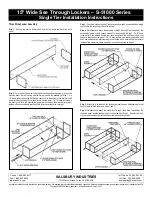 Preview for 2 page of Salsbury Industries S-51000 Series Installation Instructions