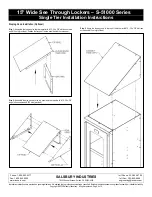 Preview for 4 page of Salsbury Industries S-51000 Series Installation Instructions