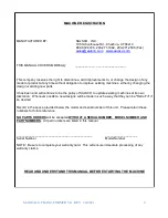 Preview for 4 page of Salsco 09127 Operator And Parts Manual