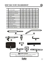 Предварительный просмотр 11 страницы Salta EXCELLENT GROUND SAFETYNET Assembly Instructions Manual