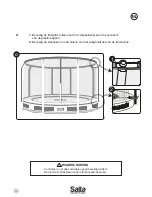 Предварительный просмотр 16 страницы Salta EXCELLENT GROUND SAFETYNET Assembly Instructions Manual