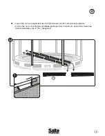 Предварительный просмотр 21 страницы Salta EXCELLENT GROUND SAFETYNET Assembly Instructions Manual