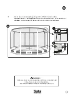 Предварительный просмотр 23 страницы Salta EXCELLENT GROUND SAFETYNET Assembly Instructions Manual