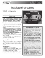 SaltDogg TGS01B Installation Instructions preview